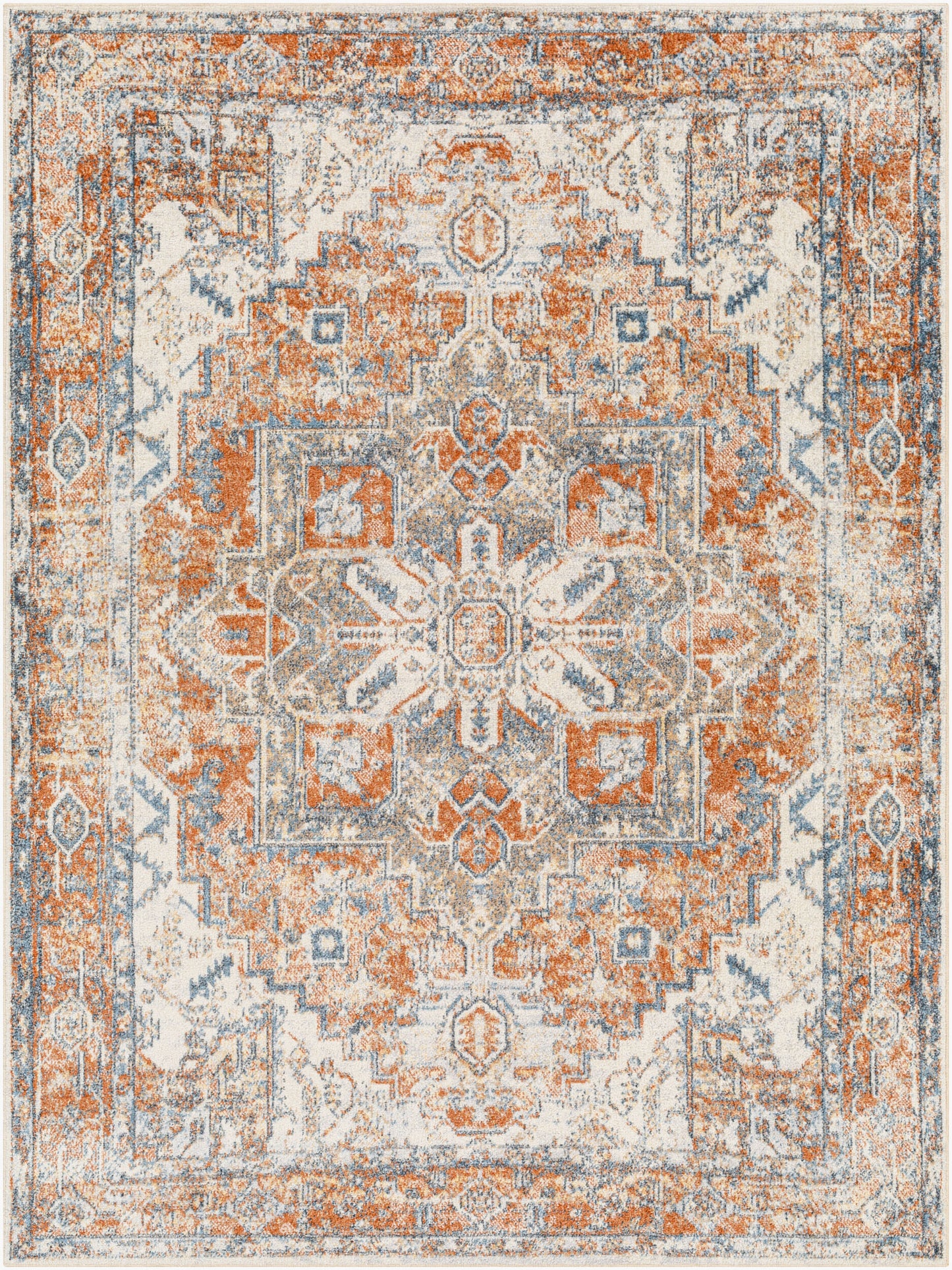 Lillian LLL-2302 2'2" x 3'9" Machine Woven Washable Accent Rug