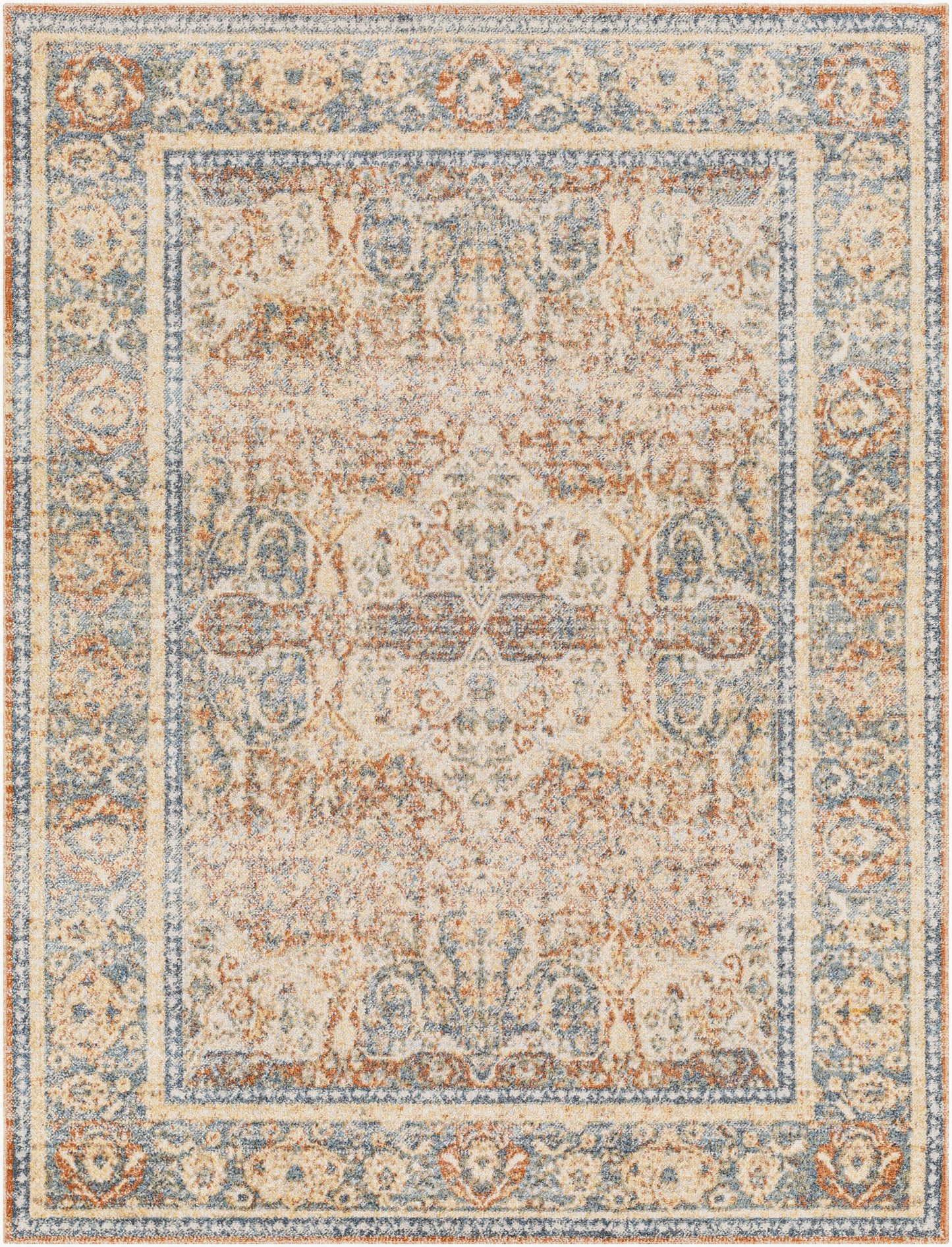Lillian LLL-2304 2'2" x 3'9" Machine Woven Washable Accent Rug