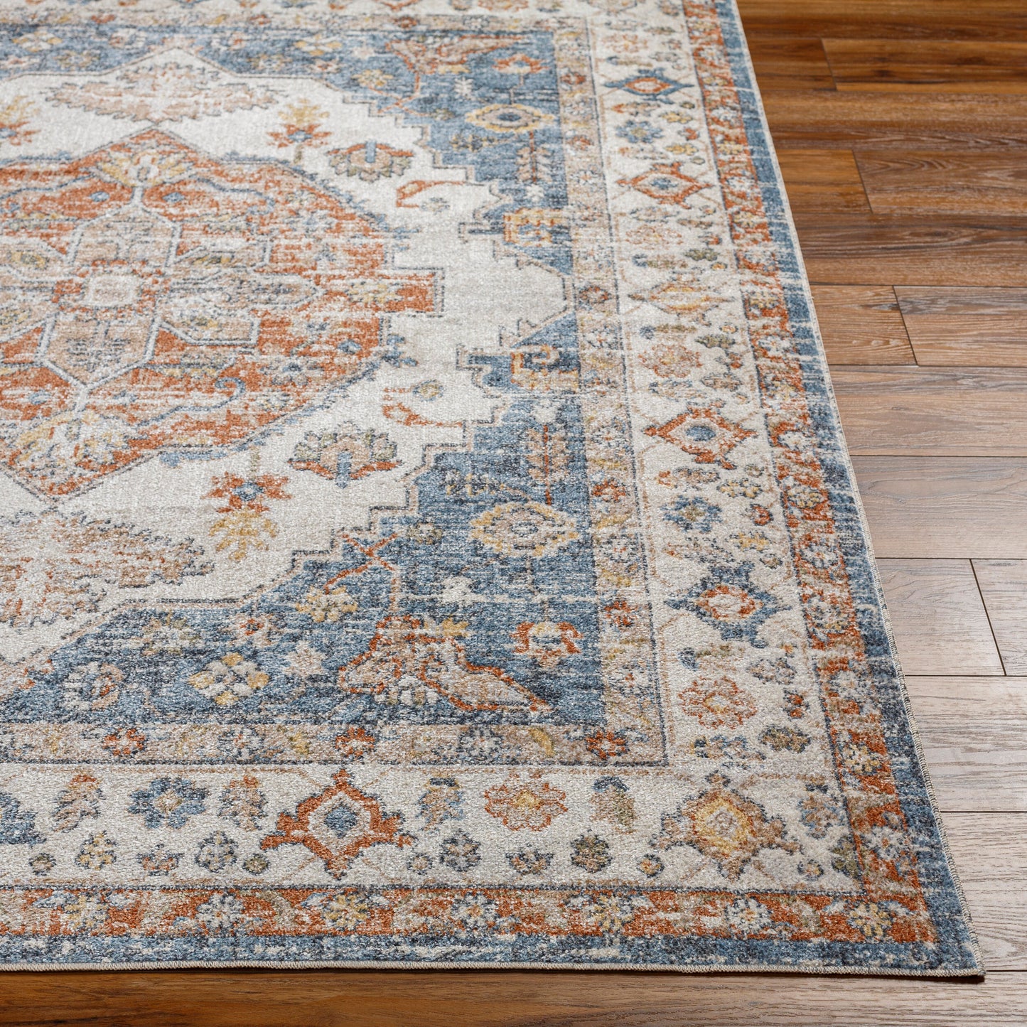 Lillian LLL-2305 5' x 7' Machine Woven Washable Area Rug