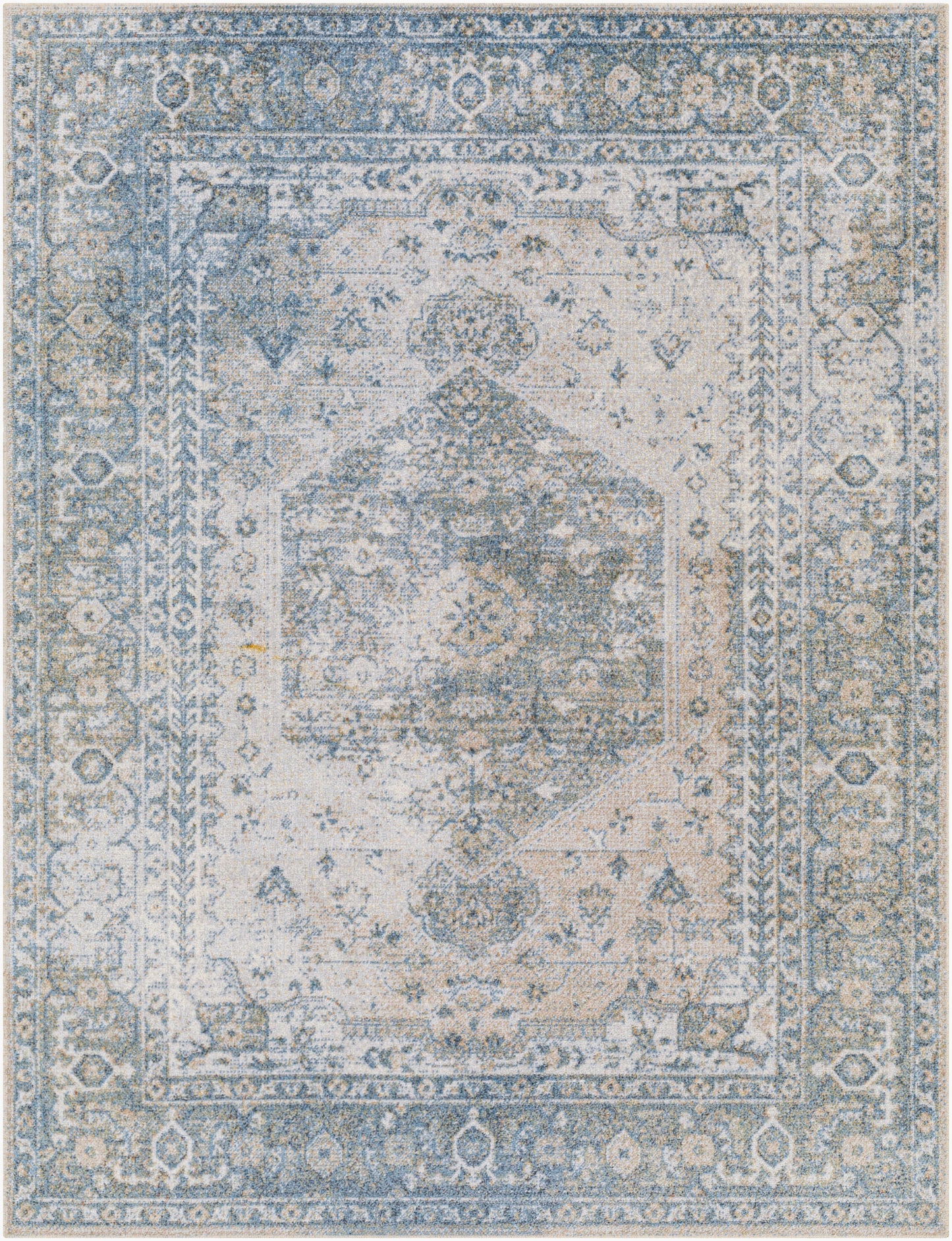 Lillian LLL-2307 2'2" x 3'9" Machine Woven Washable Accent Rug