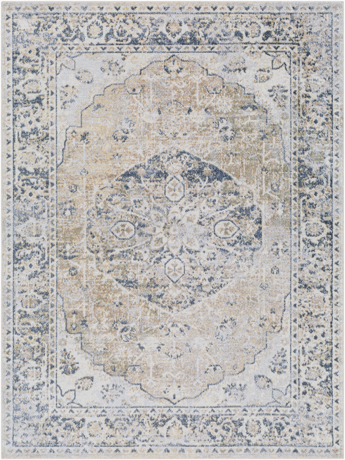 Lillian LLL-2309 2'2" x 3'9" Machine Woven Washable Accent Rug