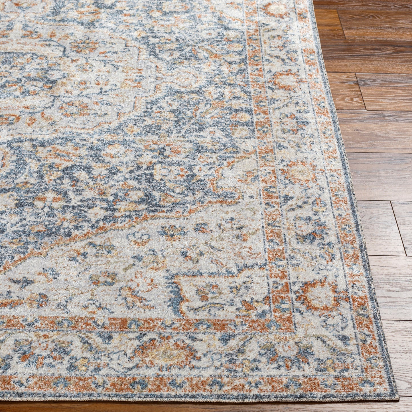 Lillian LLL-2325 7ft Runner Machine Woven Washable Runner Rug