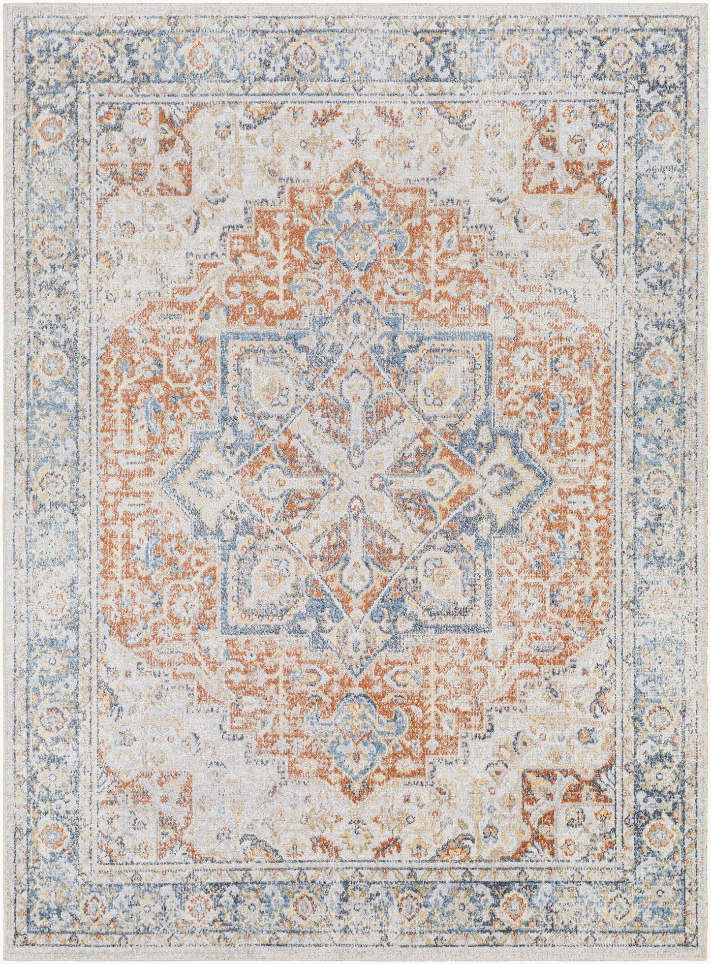 Lillian LLL-2331 9' x 12' Machine Woven Washable Area Rug