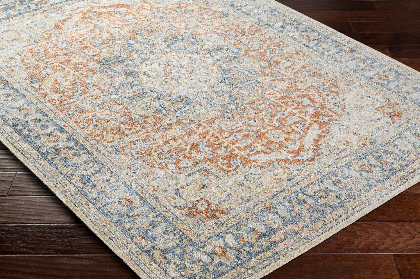 Lillian LLL-2332 7ft Runner Machine Woven Washable Runner Rug
