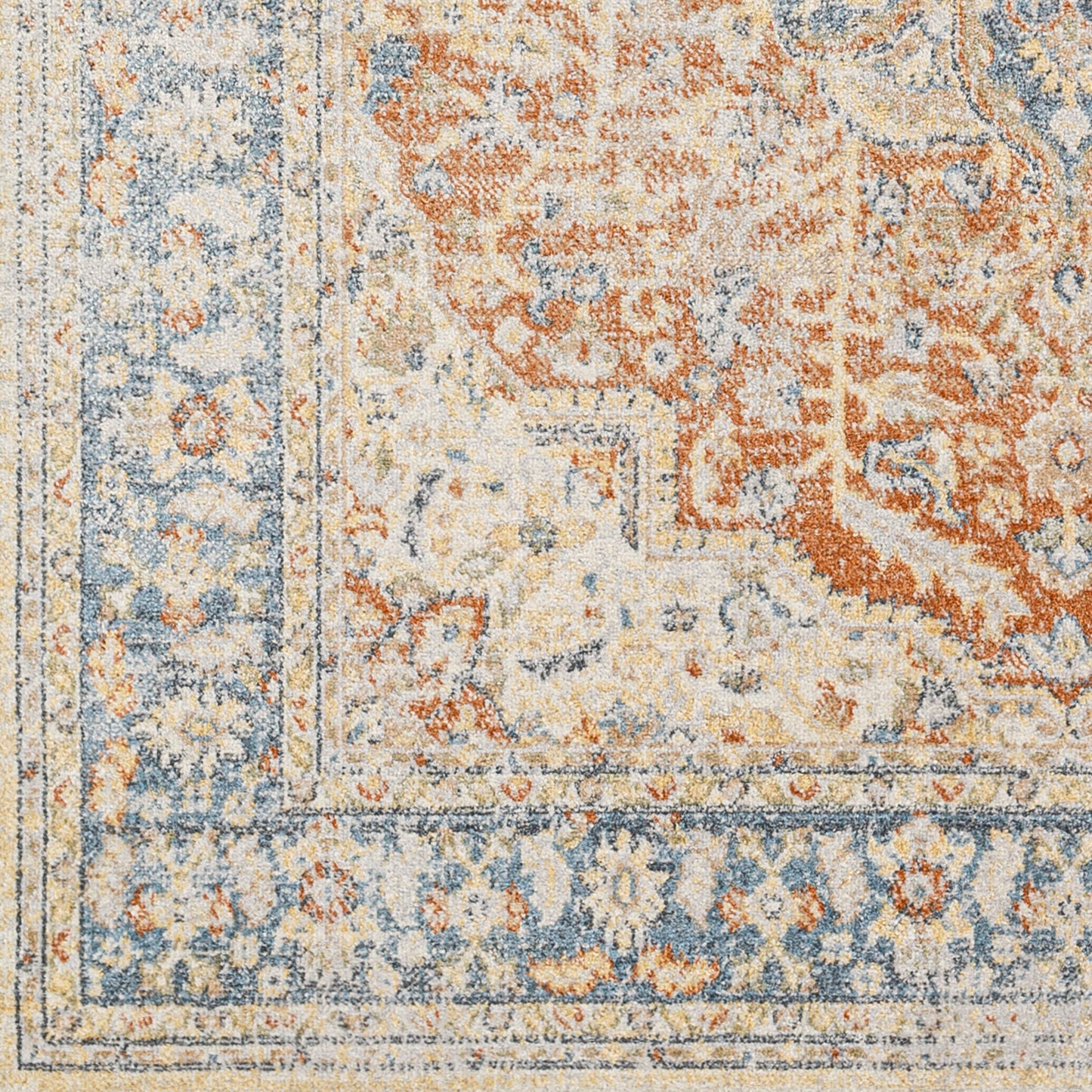 Lillian LLL-2332 7ft Runner Machine Woven Washable Runner Rug