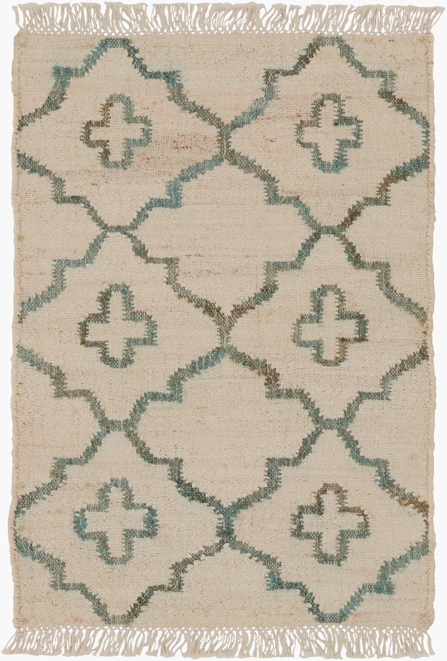 Laural LRL-6012 Alfombra decorativa de yute hecha a mano de 2' x 3'
