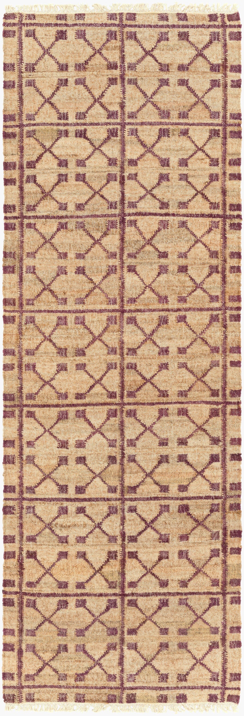 Laural LRL-6018 Alfombra de yute hecha a mano de 2,4 m