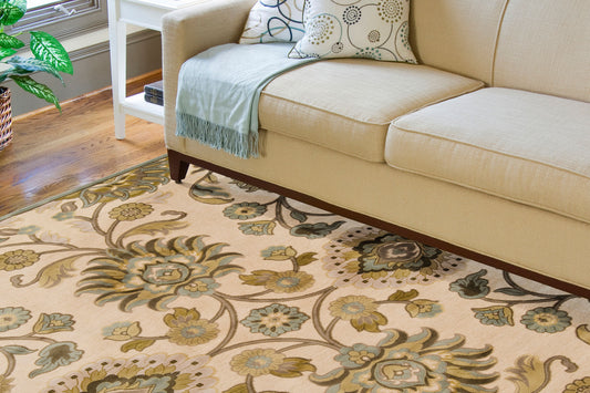 Alfombra tejida a máquina Lauren LRN-5600 de 1,52 m x 2,13 m