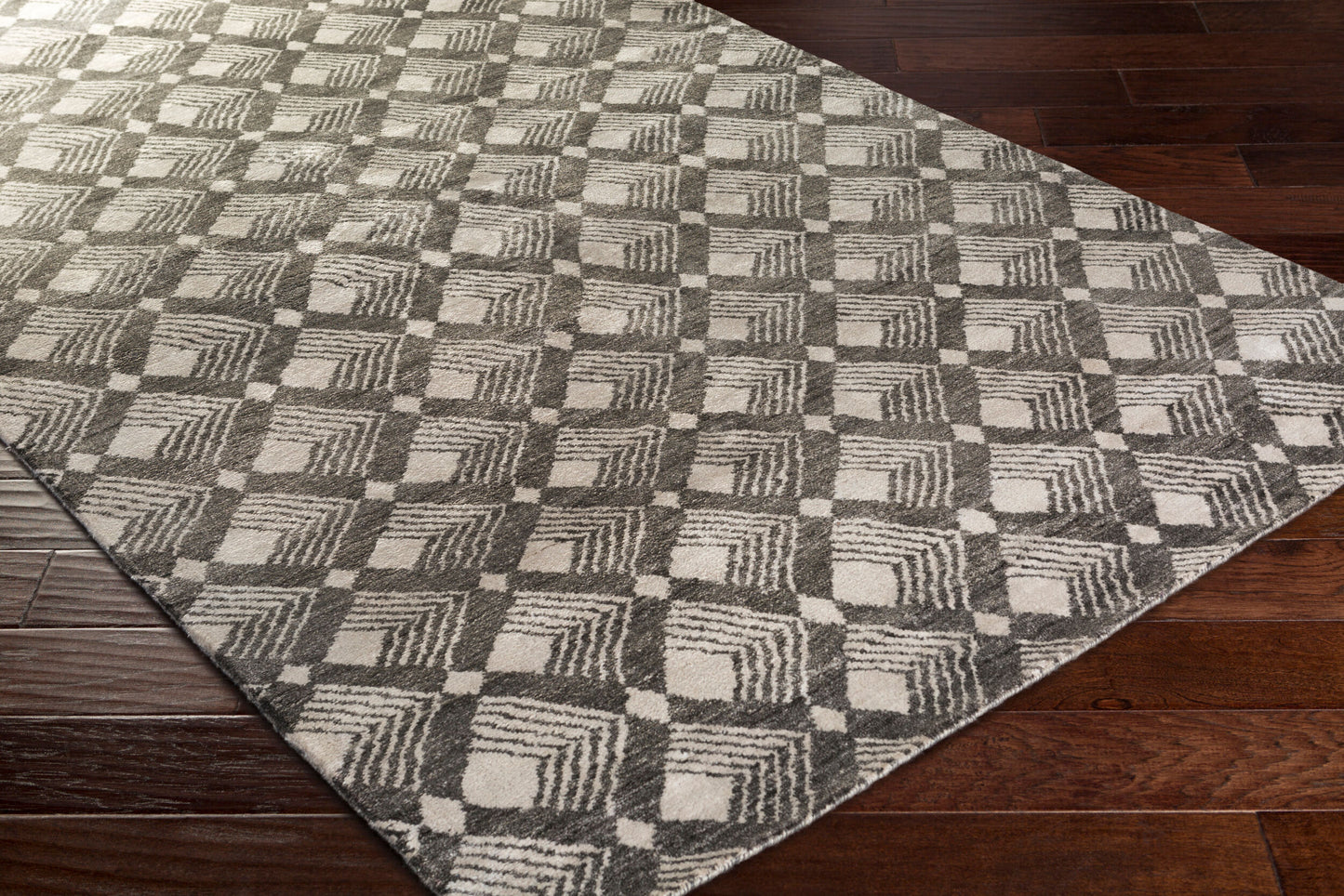Ludlow LUD-2003 2' x 3' Handmade Faux Silk Accent Rug