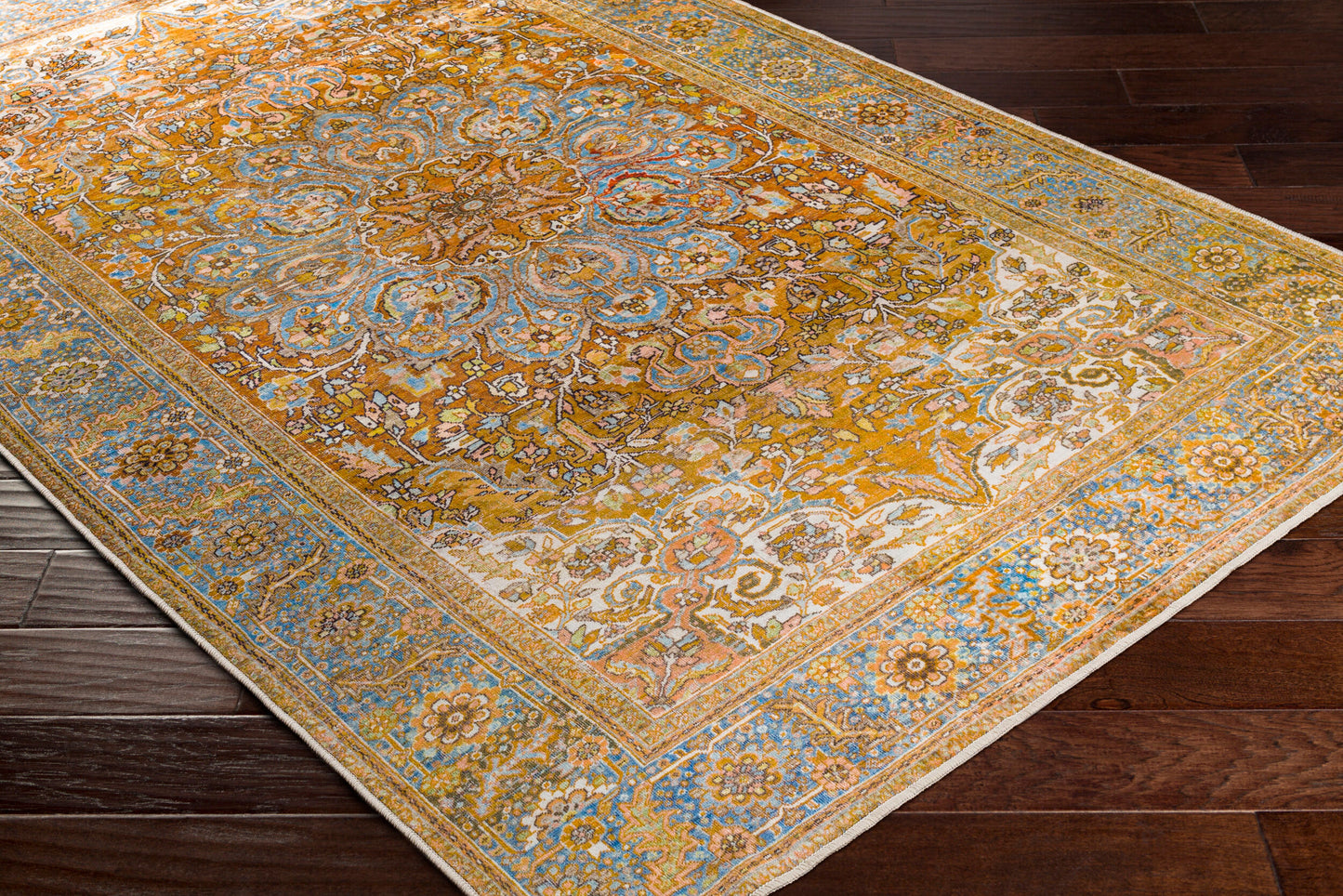 Lavable LVB-2302 3' x 4' Machine Woven Washable Accent Rug