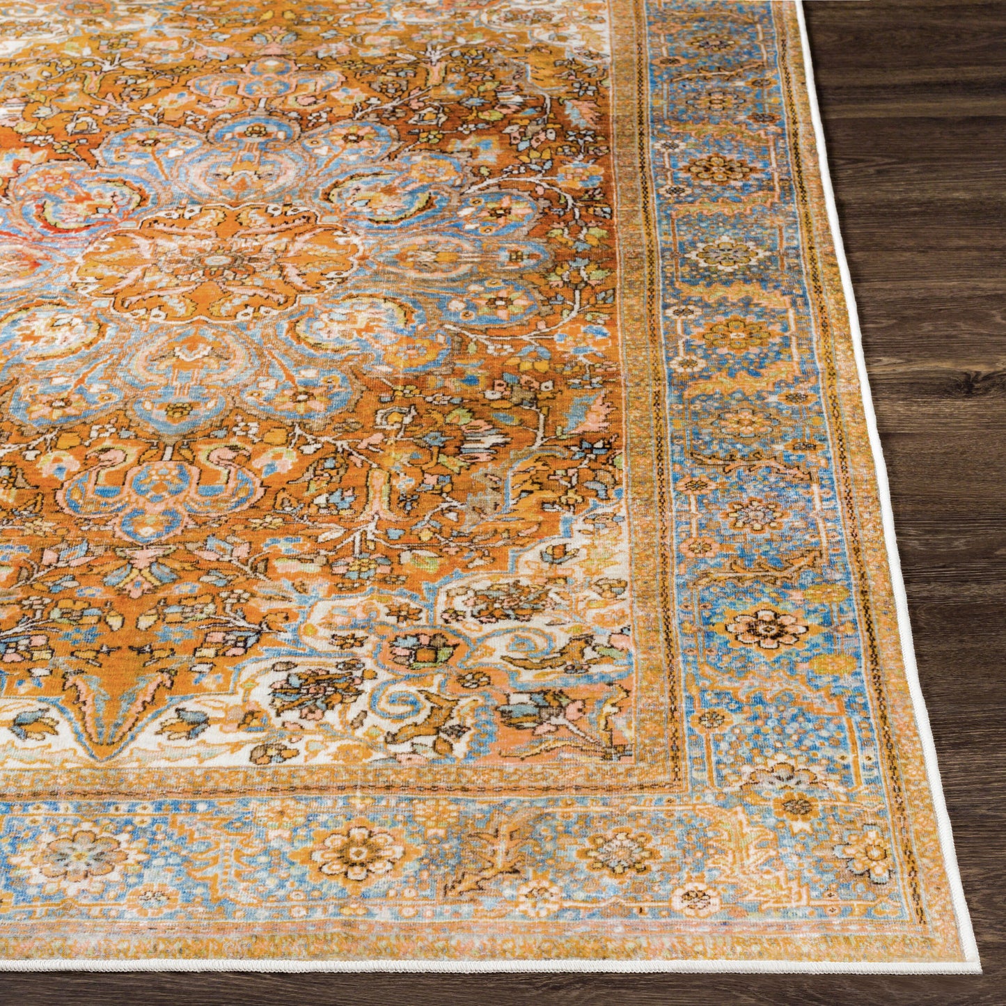 Lavable LVB-2302 3' x 4' Machine Woven Washable Accent Rug