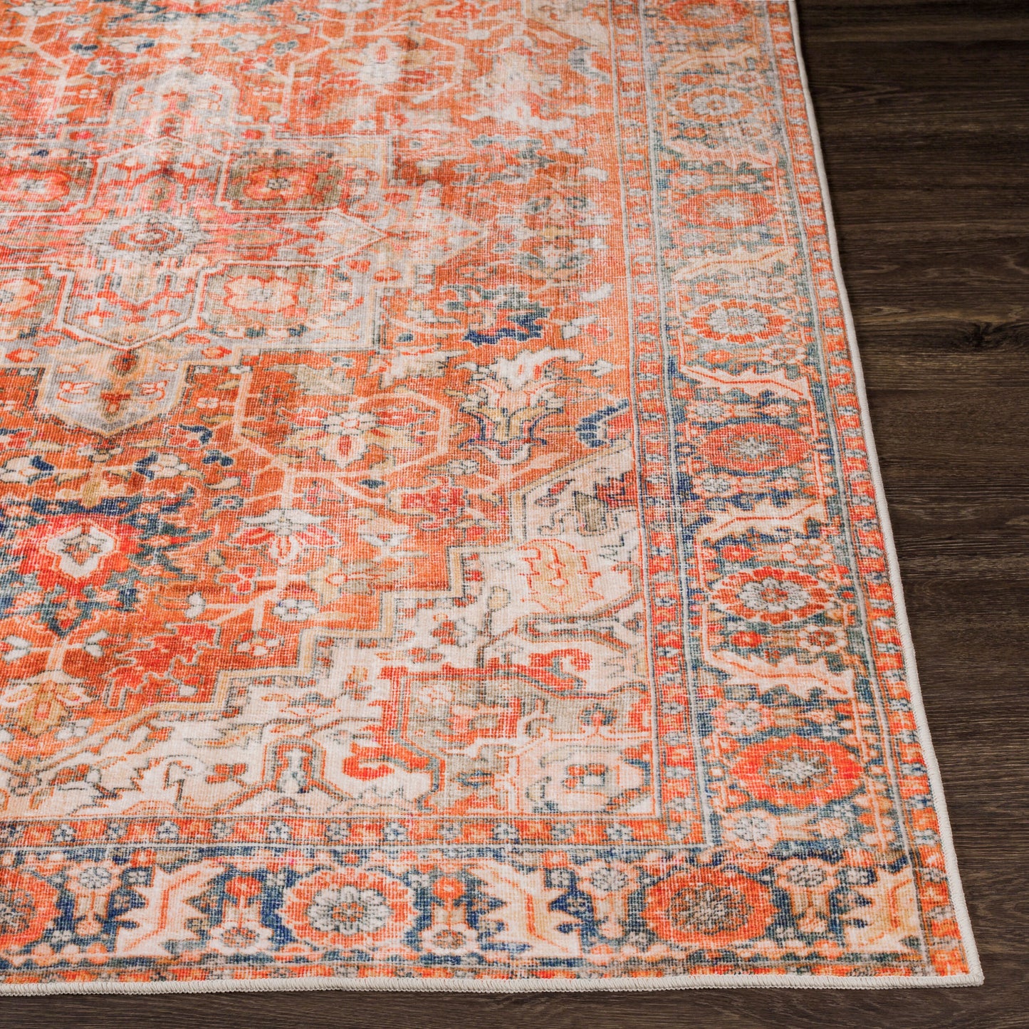 Lavable LVB-2303 3' x 4' Machine Woven Washable Accent Rug
