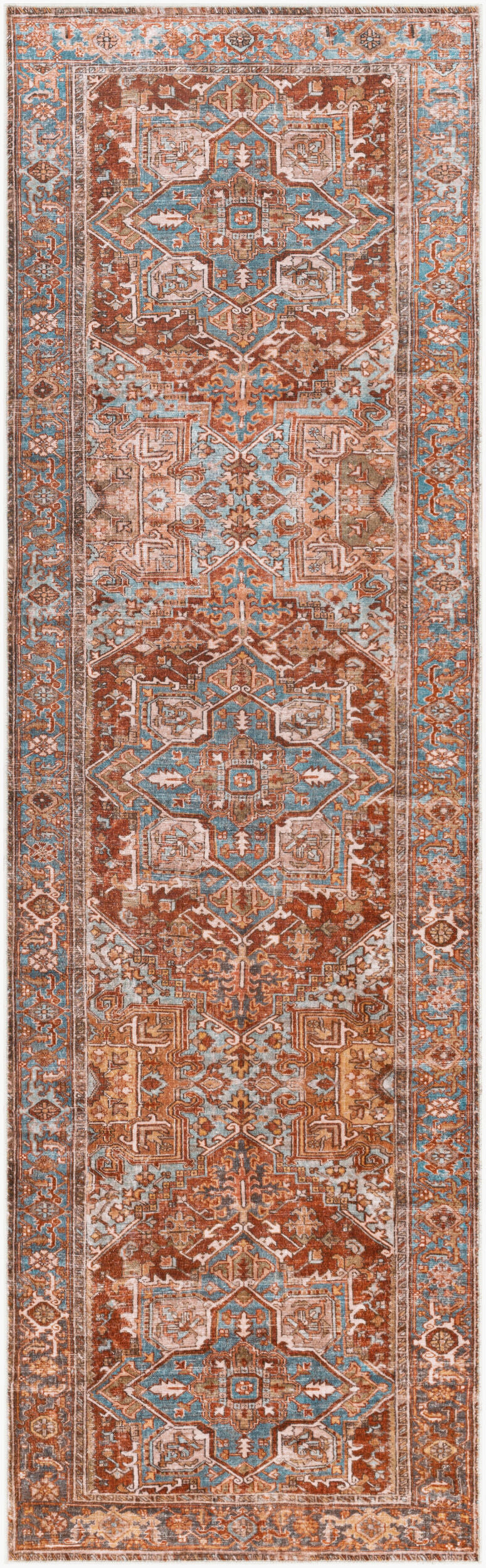Lavable LVB-2304 8ft Runner Machine Woven Washable Runner Rug
