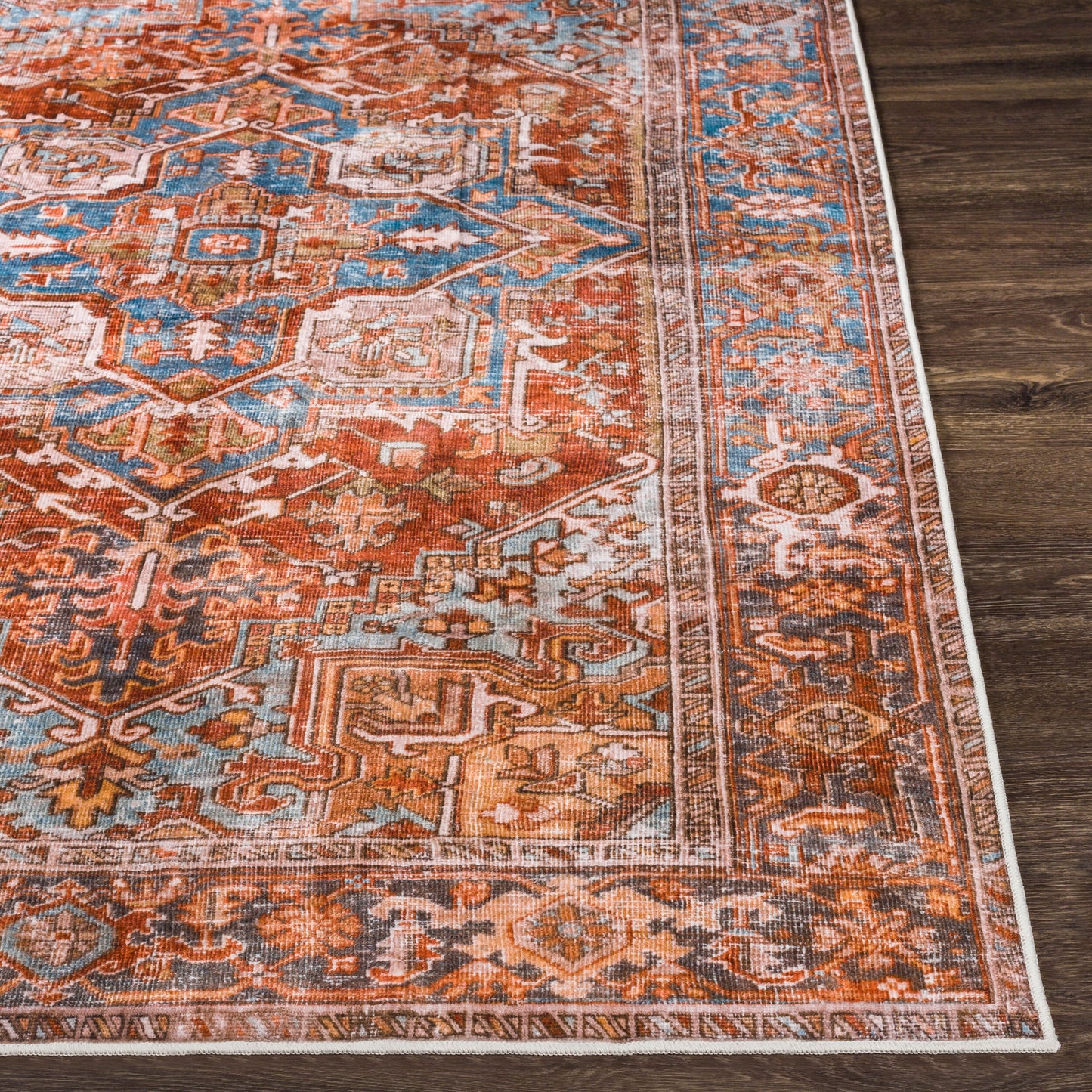 Lavable LVB-2304 8ft Runner Machine Woven Washable Runner Rug