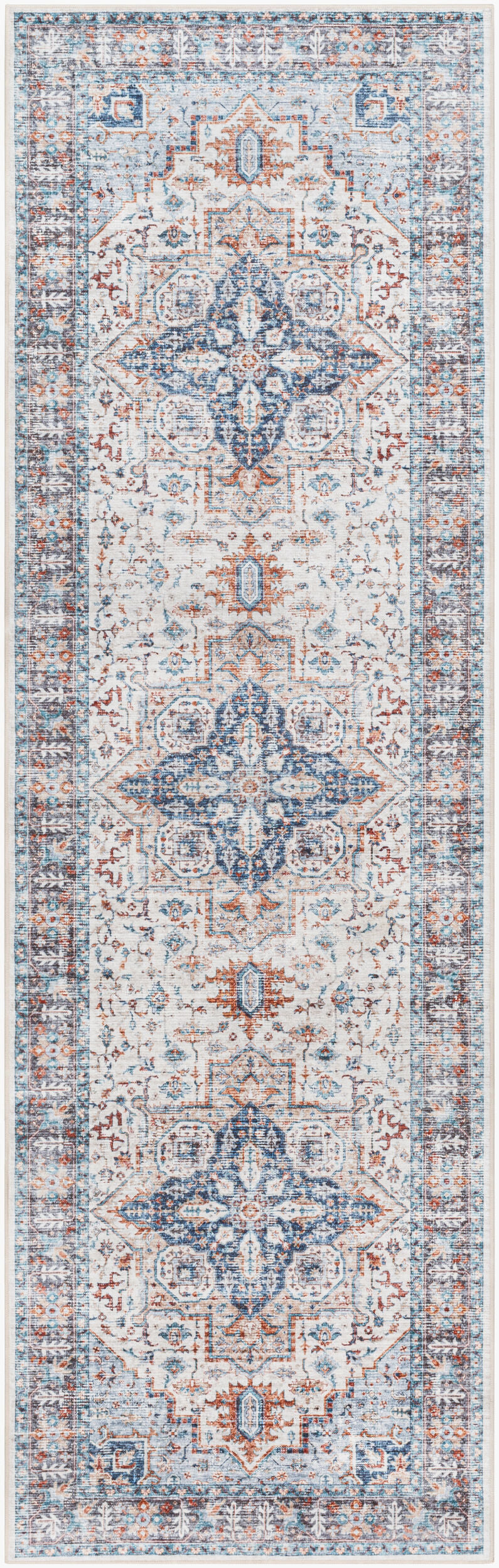 Lavable LVB-2305 8ft Runner Machine Woven Washable Runner Rug