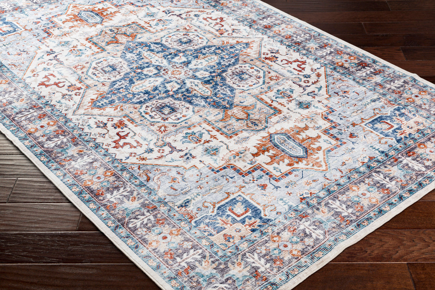 Lavable LVB-2305 8ft Runner Machine Woven Washable Runner Rug