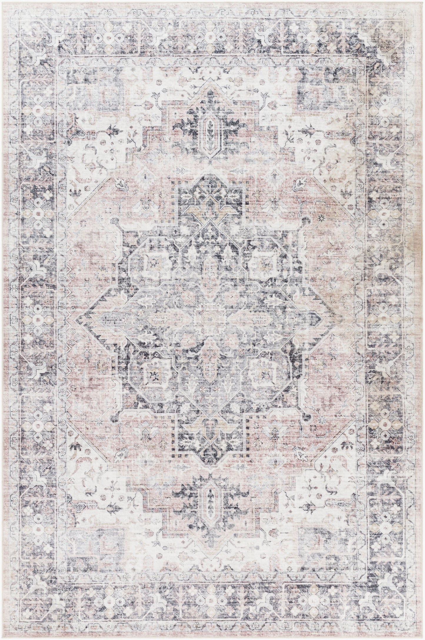 Lavable LVB-2306 3' x 4' Machine Woven Washable Accent Rug