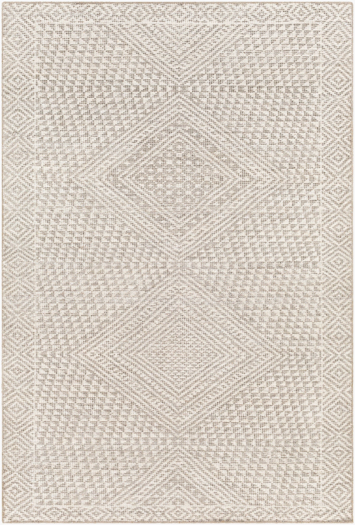 Livorno LVN-2306 2' x 3' Handmade Faux Silk Accent Rug