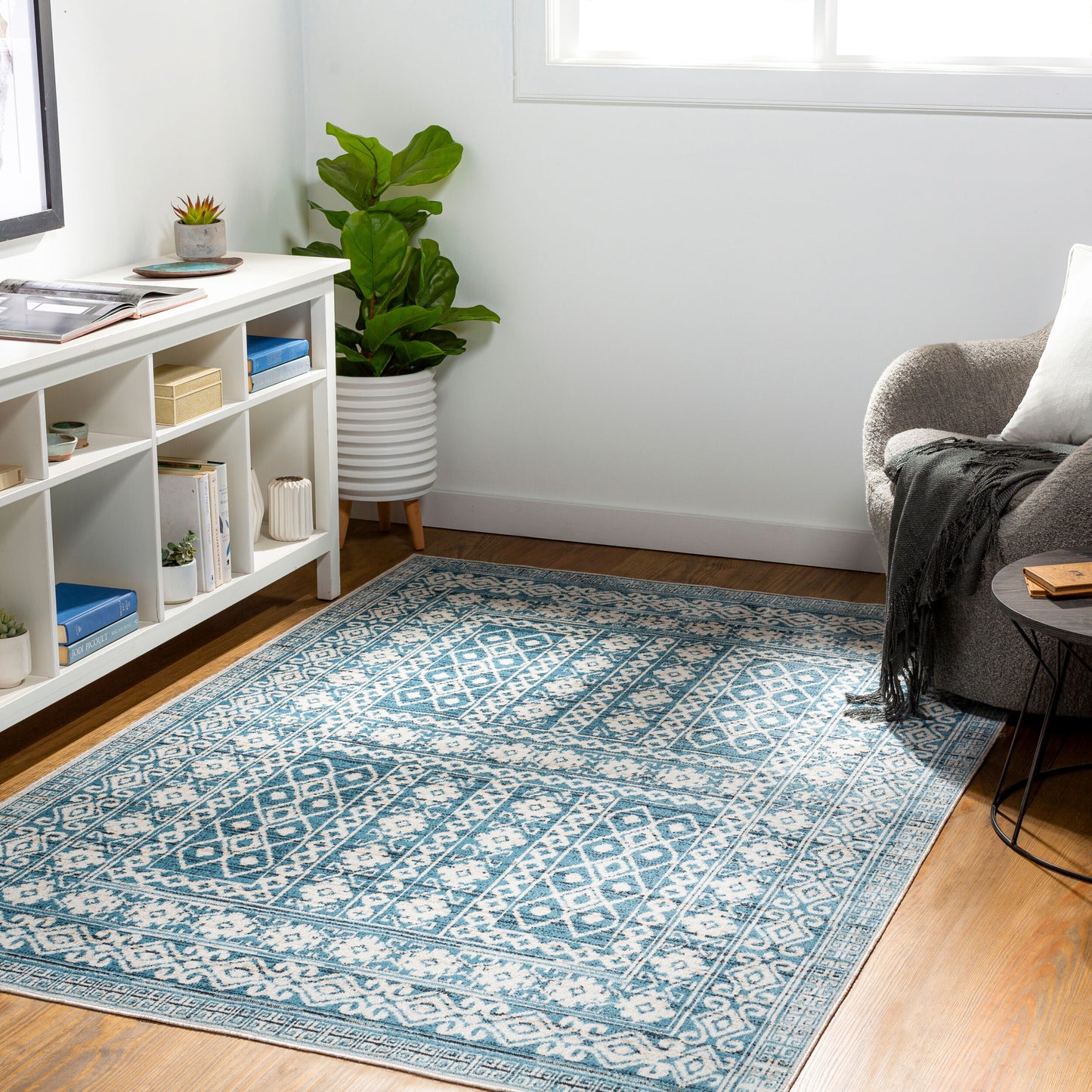 Lavadora LVR-2300 7ft Runner Machine Woven Washable Runner Rug