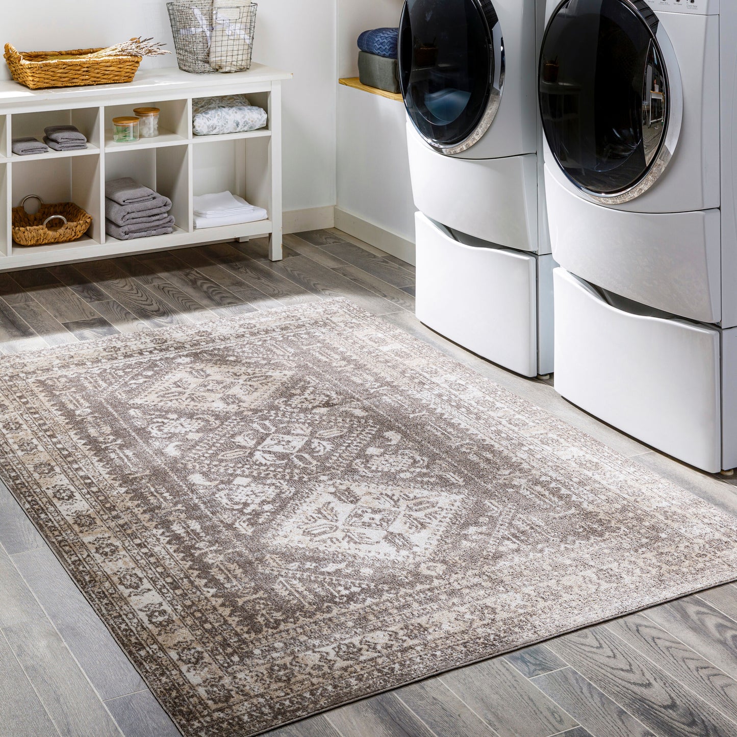 Lavadora LVR-2302 5' x 7' Machine Woven Washable Area Rug