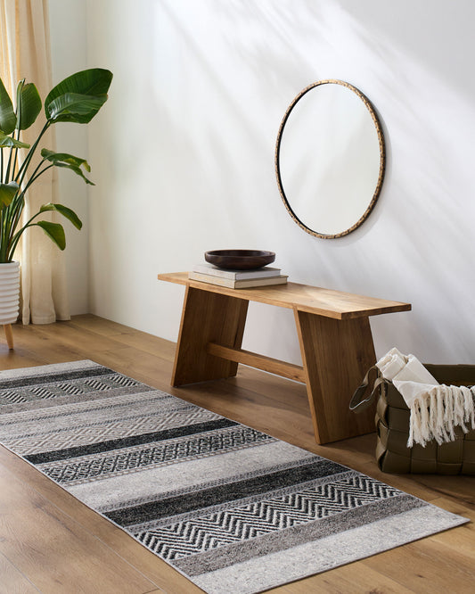 Lavadora LVR-2304 7ft Runner Machine Woven Washable Runner Rug