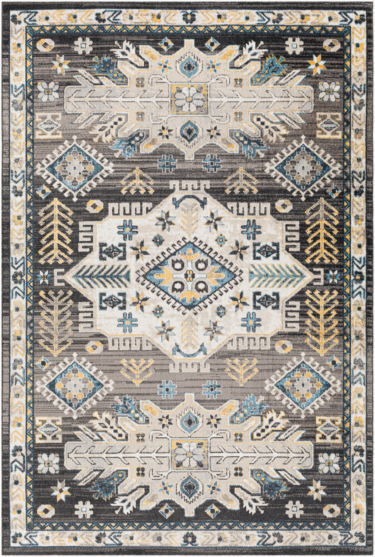Lavadora LVR-2307 6' x 9' Machine Woven Washable Area Rug