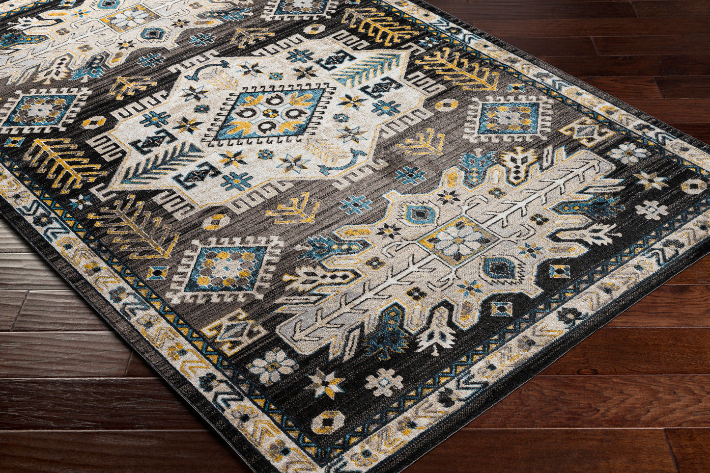 Lavadora LVR-2307 6' x 9' Machine Woven Washable Area Rug