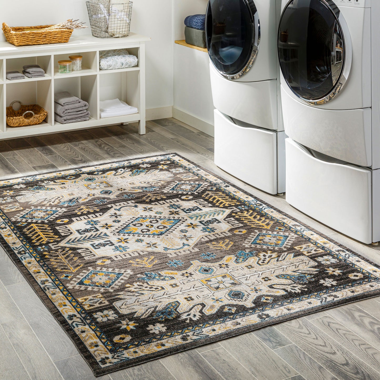 Lavadora LVR-2307 6' x 9' Machine Woven Washable Area Rug