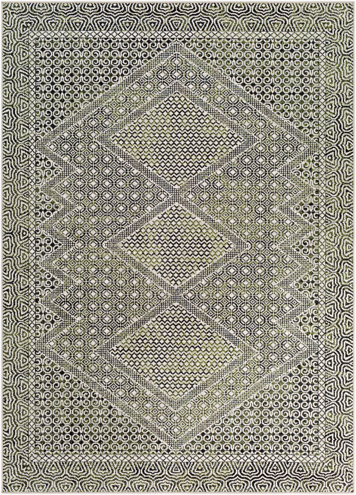Lavadora LVR-2328 6' x 9' Machine Woven Washable Area Rug