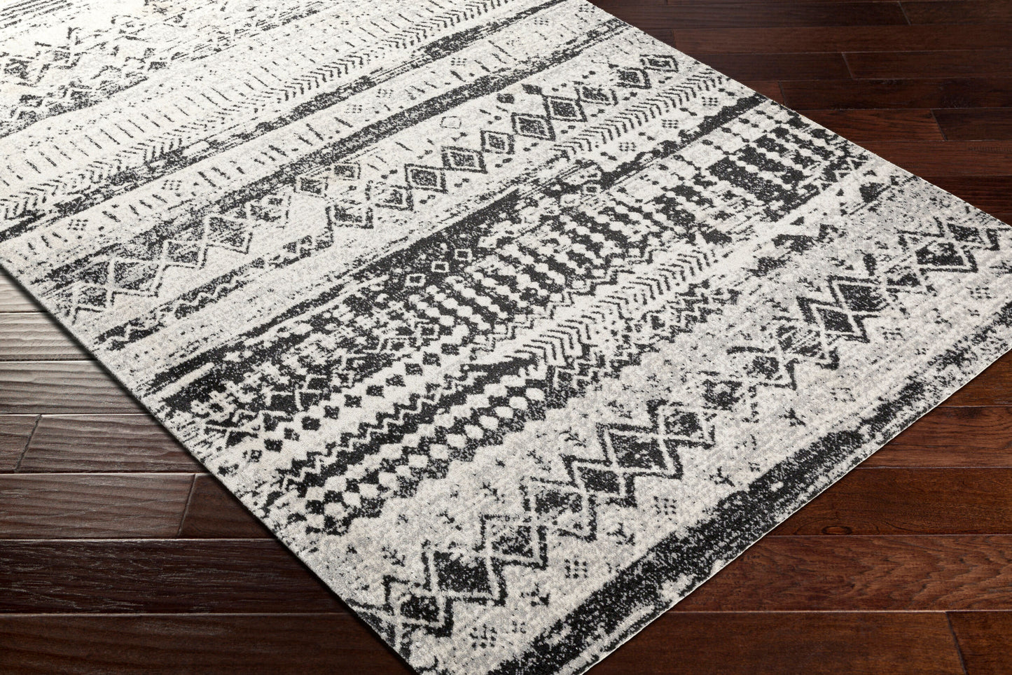 Lavadora LVR-2329 6ft Round Machine Woven Washable Area Rug