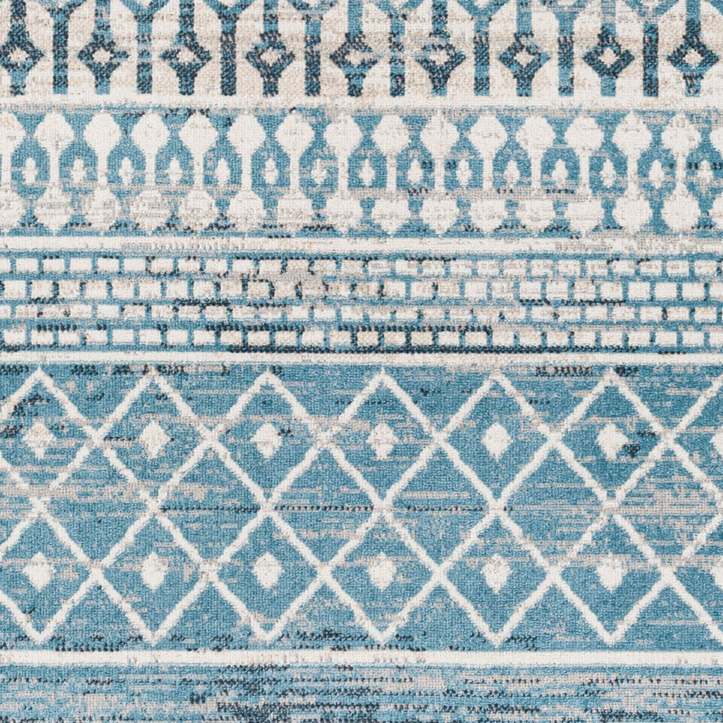 Lavadora LVR-2335 6ft Round Machine Woven Washable Area Rug