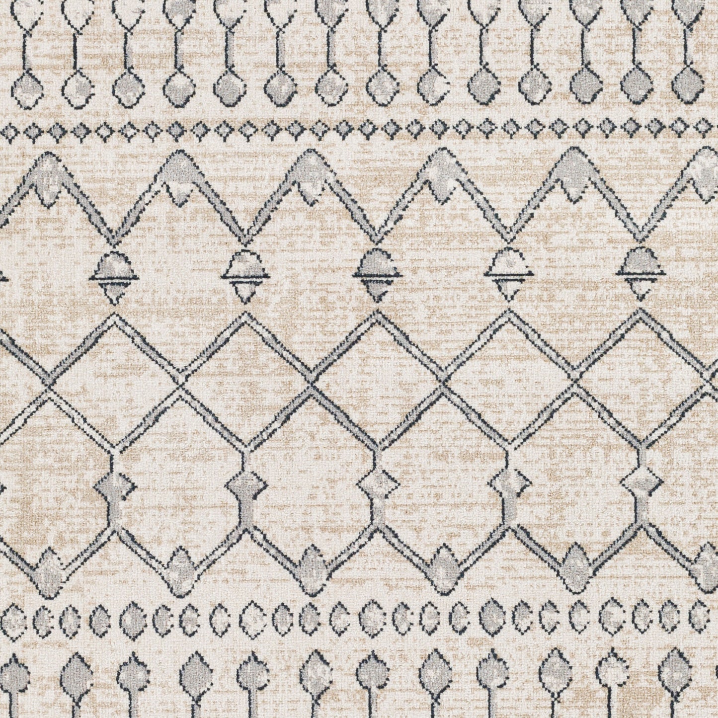 Lavadora LVR-2339 6ft Round Machine Woven Washable Area Rug