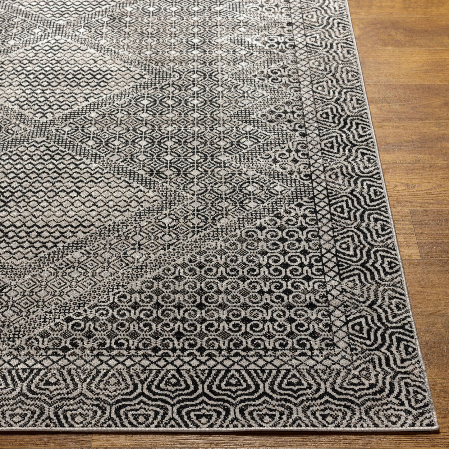 Lavadora LVR-2341 6ft Round Machine Woven Washable Area Rug