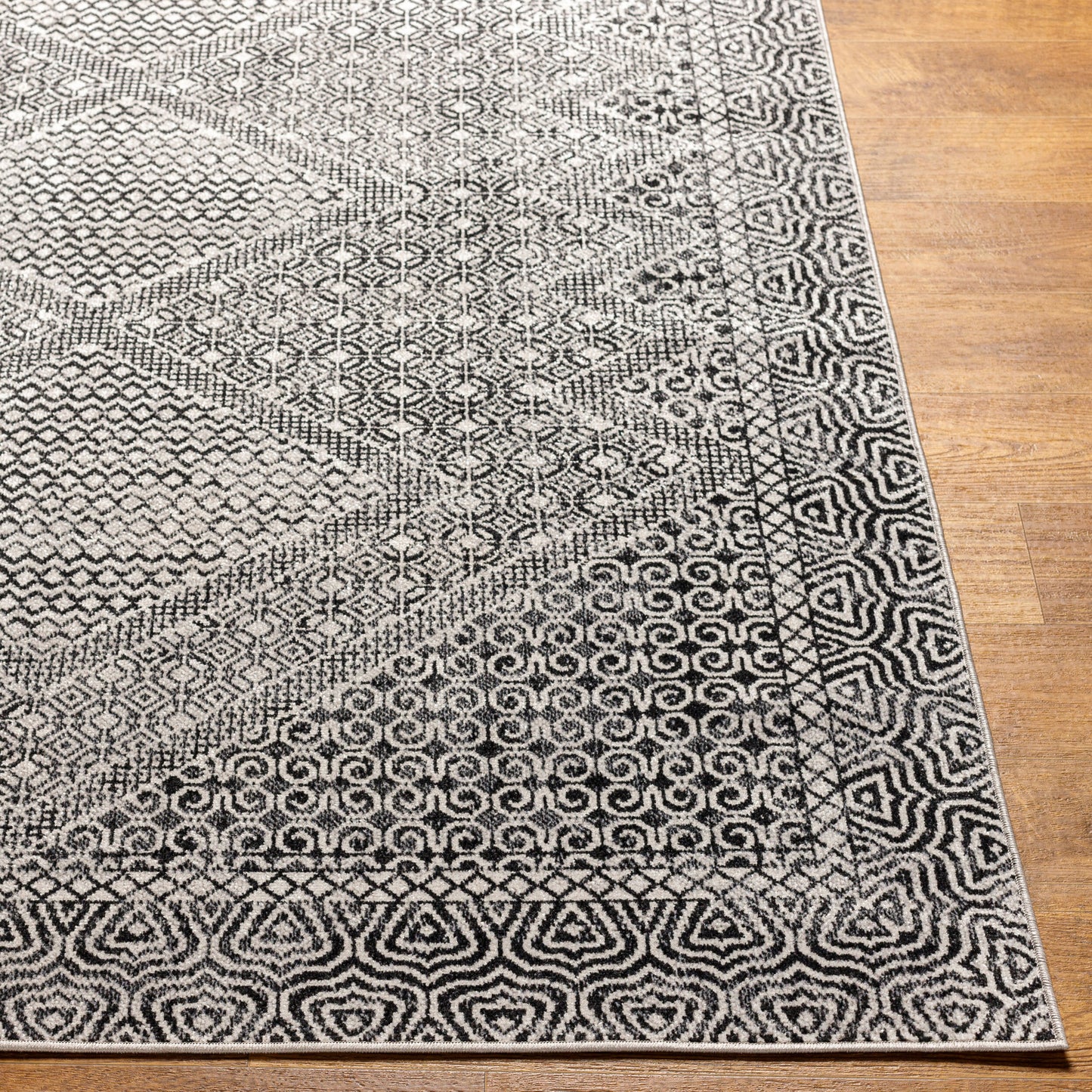 Lavadora LVR-2342 6ft Round Machine Woven Washable Area Rug