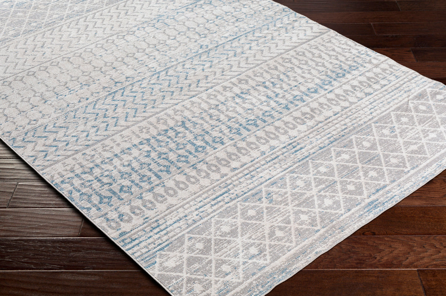 Lavadora LVR-2343 6ft Round Machine Woven Washable Area Rug