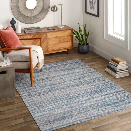 Lavadora LVR-2344 6' x 9' Machine Woven Washable Area Rug