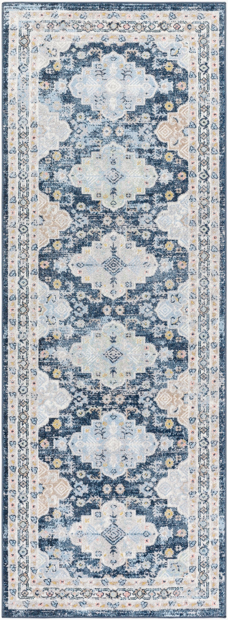 Lavadora LVR-2347 7ft Runner Machine Woven Washable Runner Rug