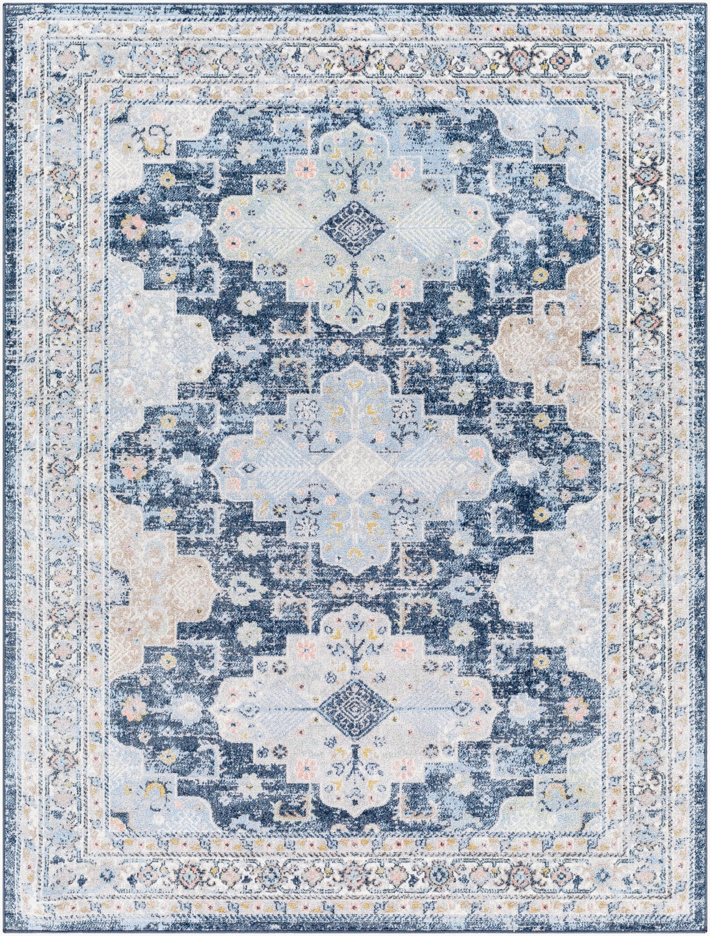 Lavadora LVR-2347 6' x 9' Machine Woven Washable Area Rug