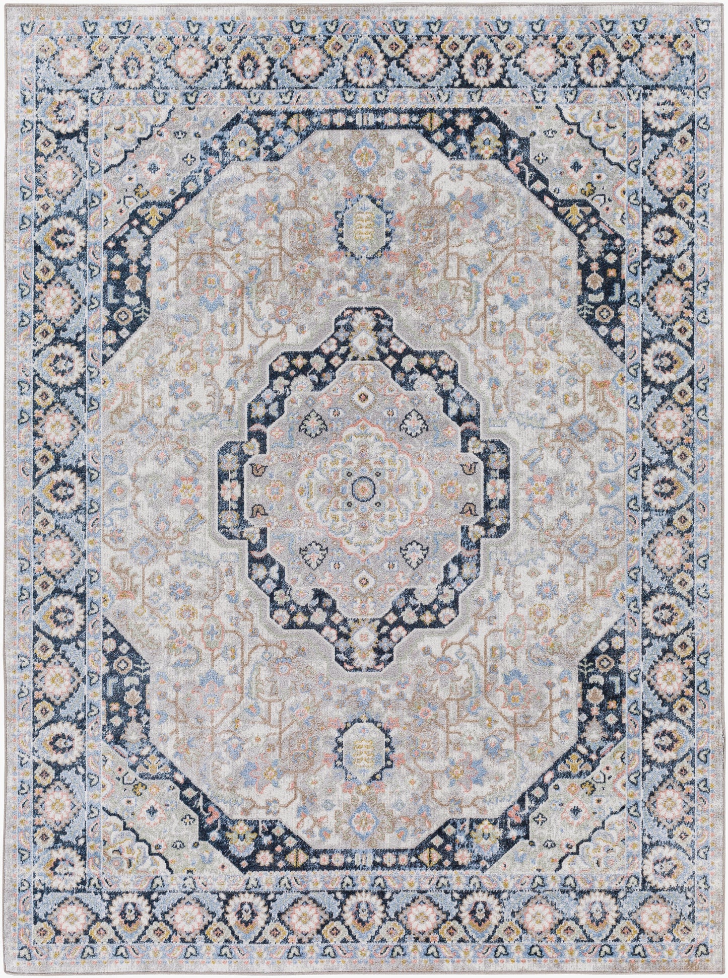 Lavadora LVR-2352 8' x 10' Machine Woven Washable Area Rug