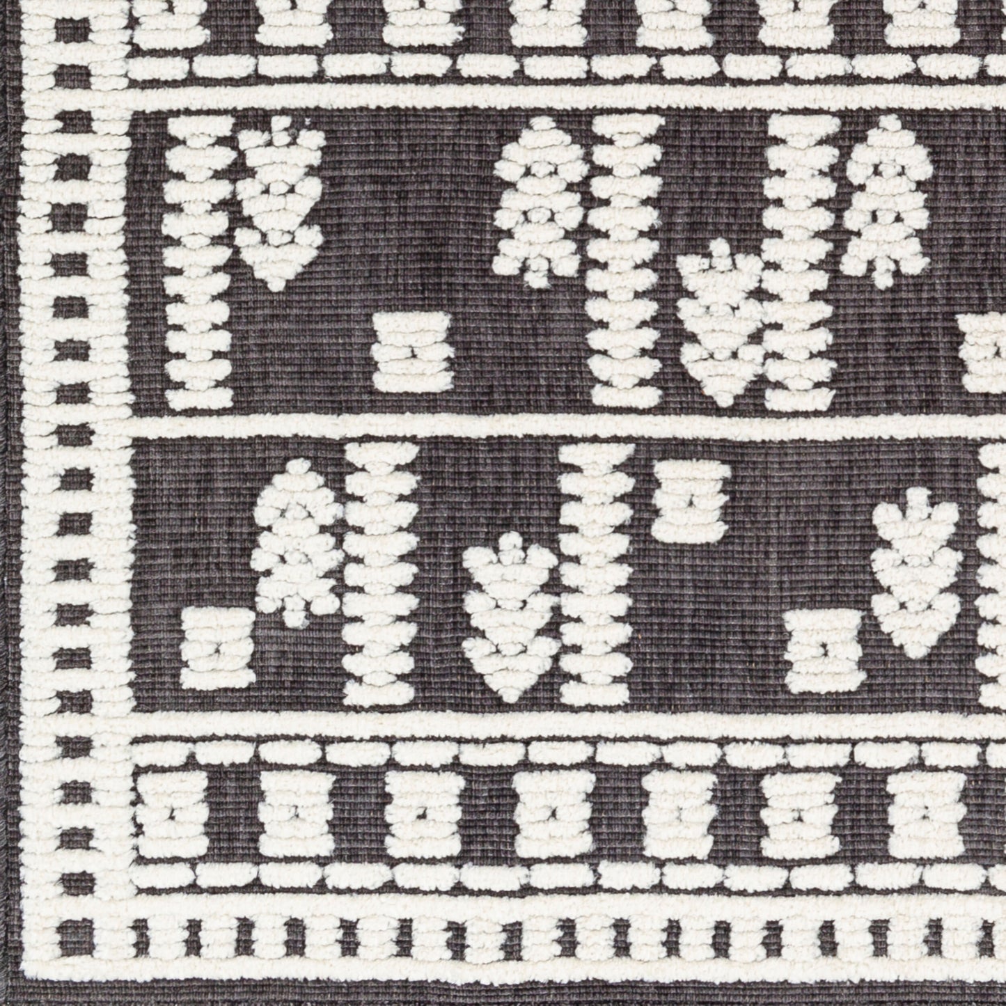 Lyna LYA-2300 5' x 7' Machine Woven Washable Area Rug