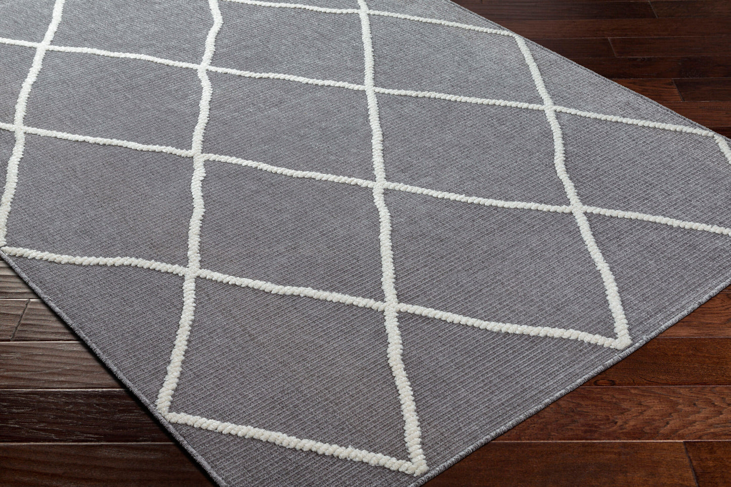 Lyna LYA-2304 5' x 7' Machine Woven Washable Area Rug