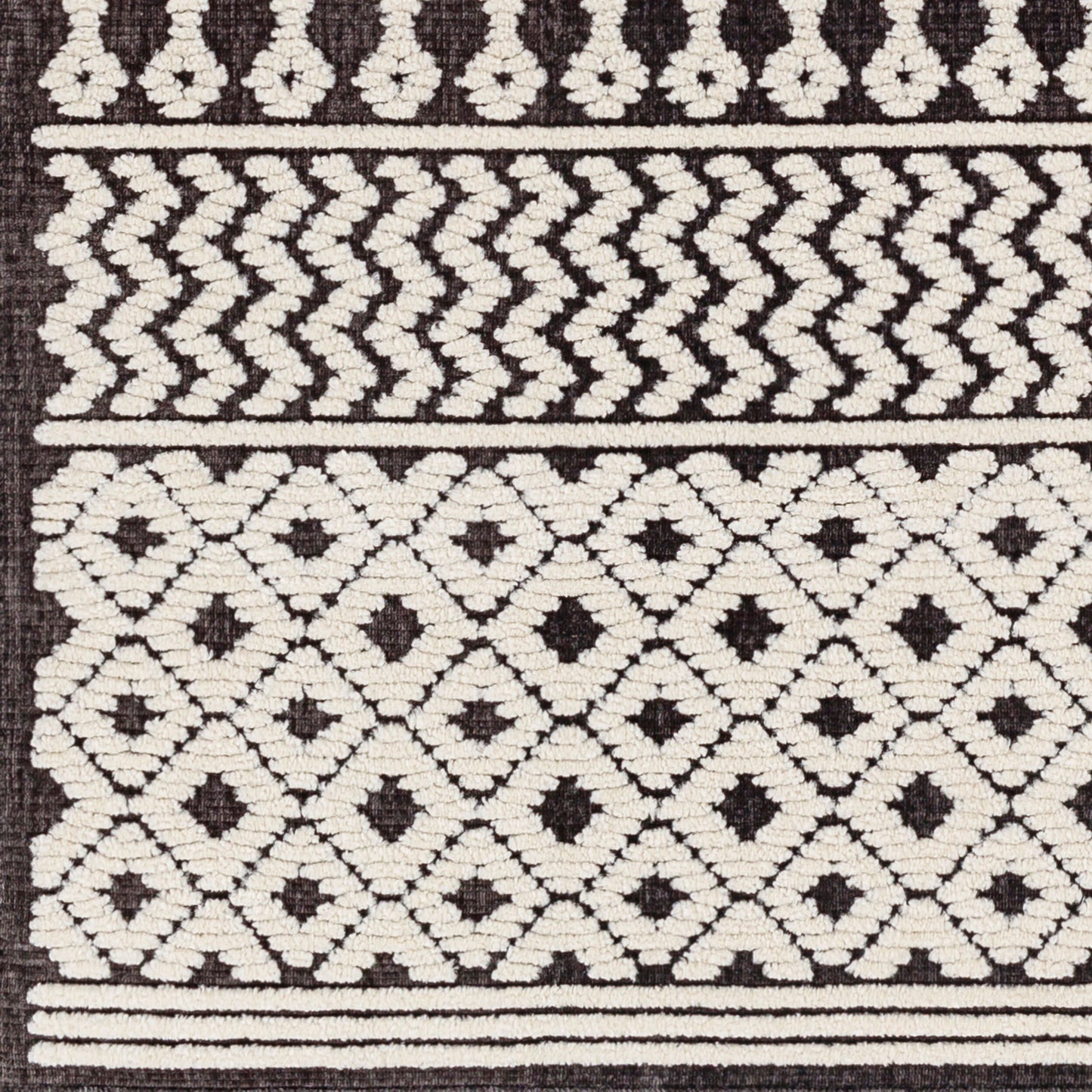 Lyna LYA-2310 5' x 7' Machine Woven Washable Area Rug