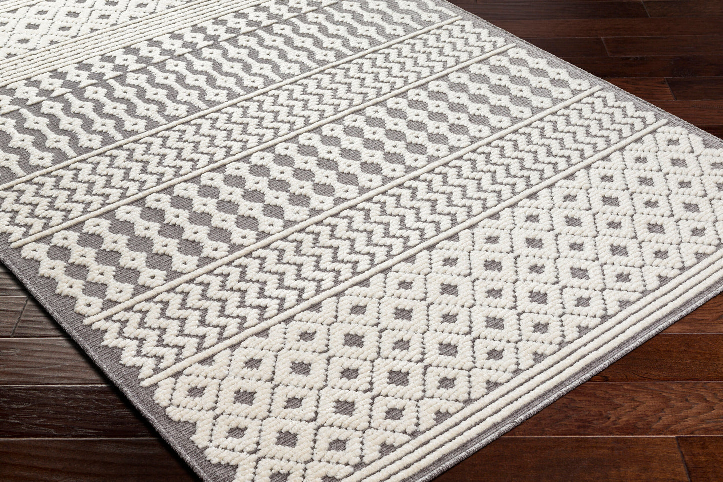 Lyna LYA-2311 5' x 7' Machine Woven Washable Area Rug