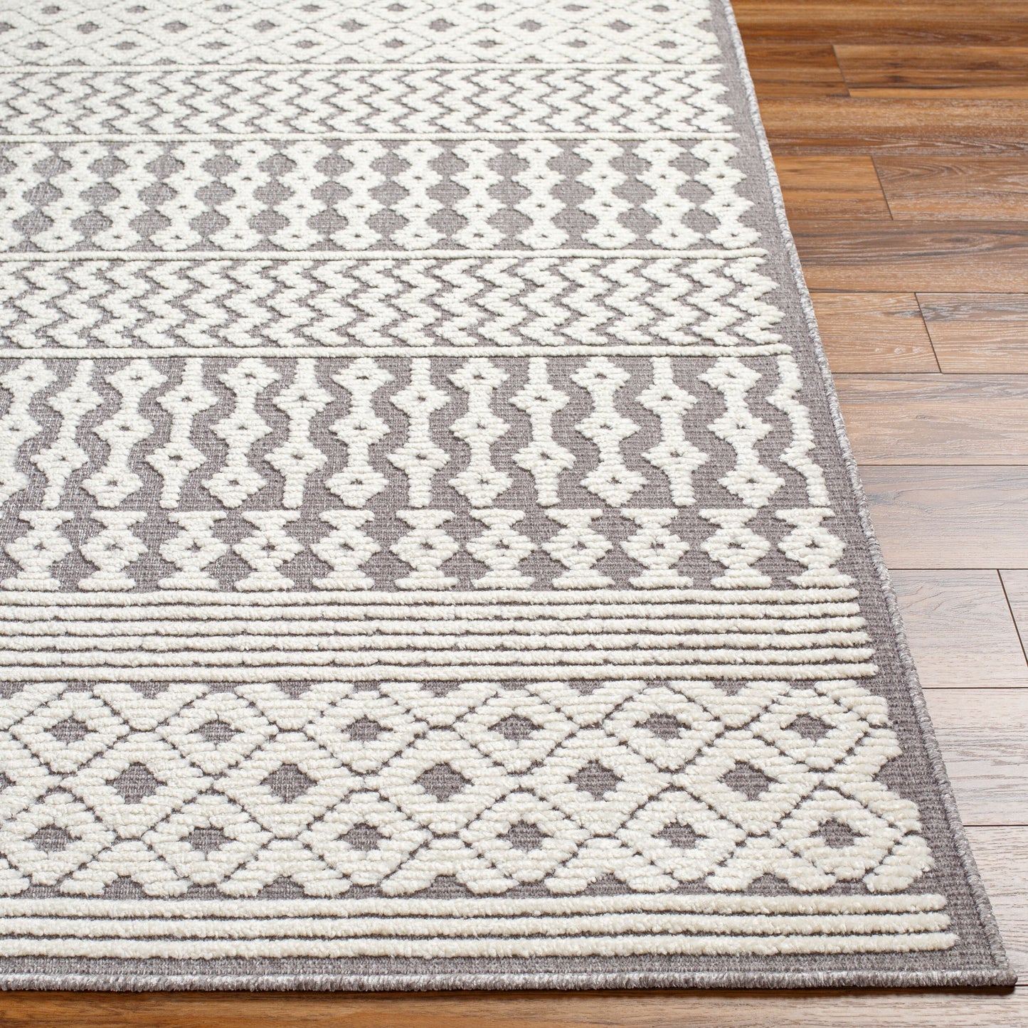 Lyna LYA-2311 7ft Runner Machine Woven Washable Runner Rug