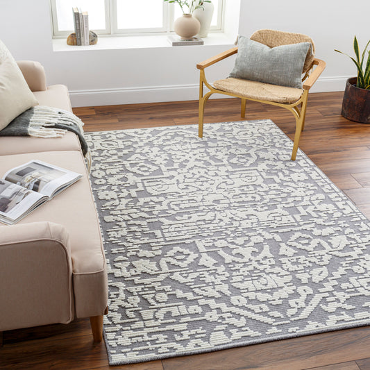 Lyna LYA-2319 3' x 5' Machine Woven Washable Accent Rug