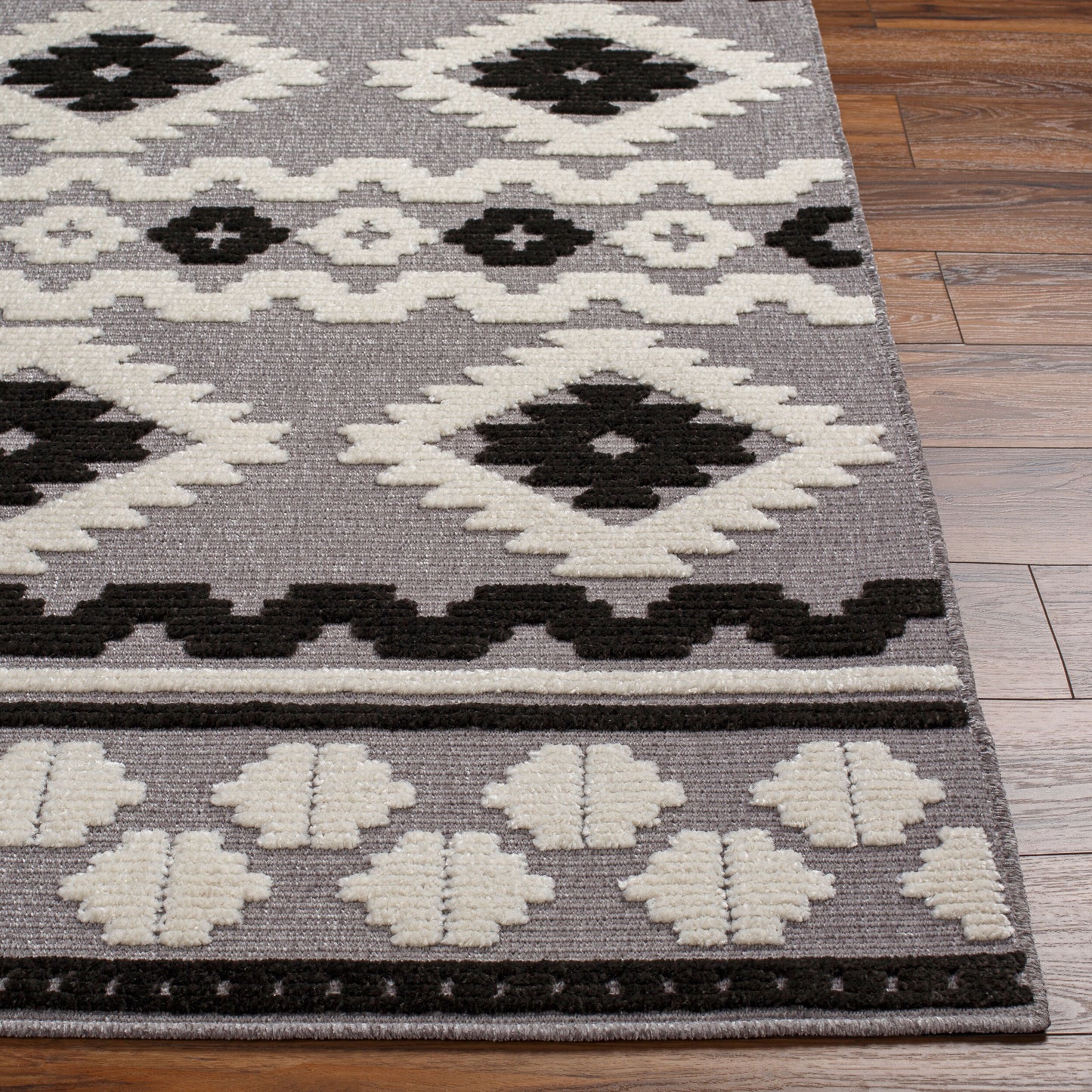 Lyna LYA-2321 3' x 5' Machine Woven Washable Accent Rug