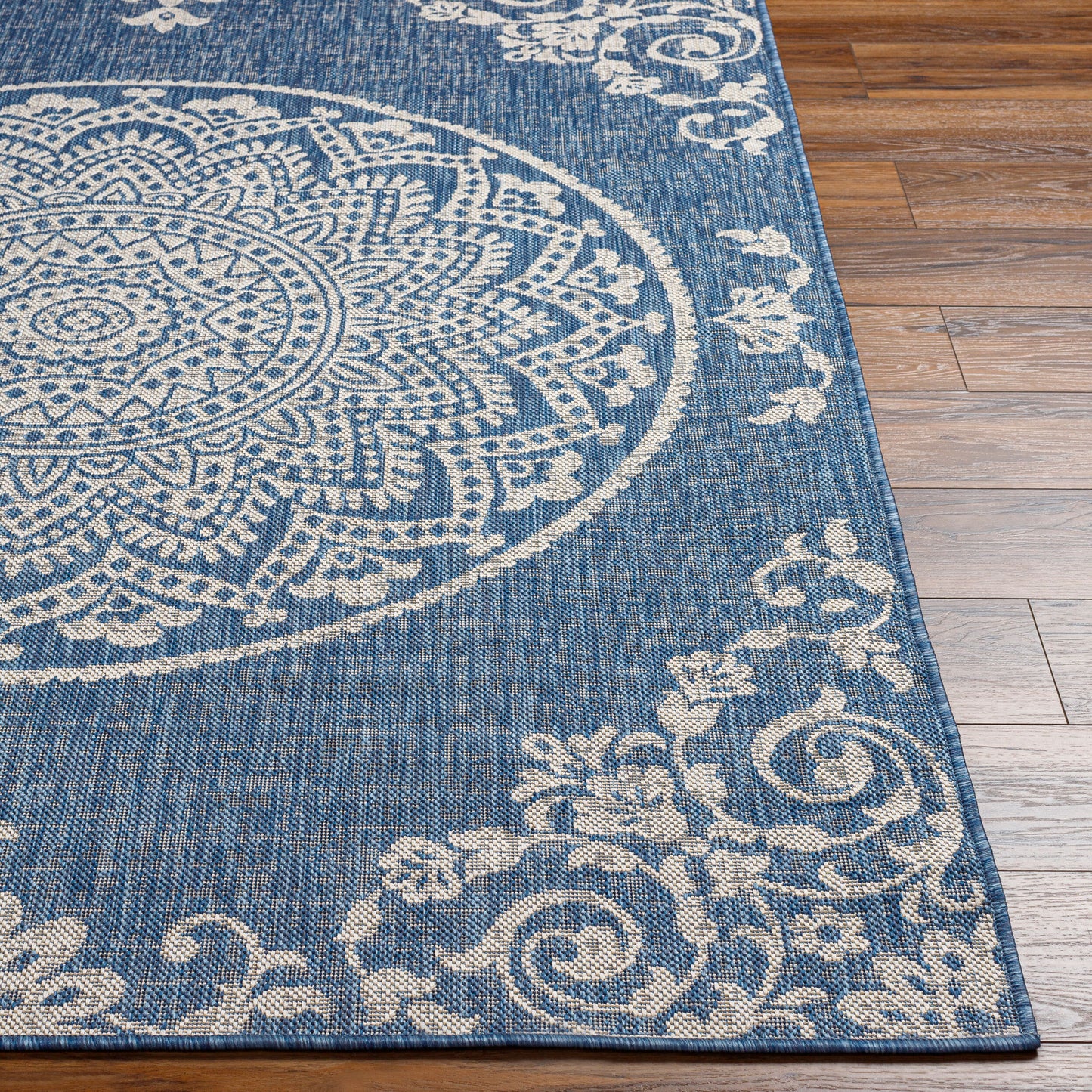 Alfombra Malibu MBU-2302 de 2,44 m x 3,05 m, tejida a máquina, para interior y exterior