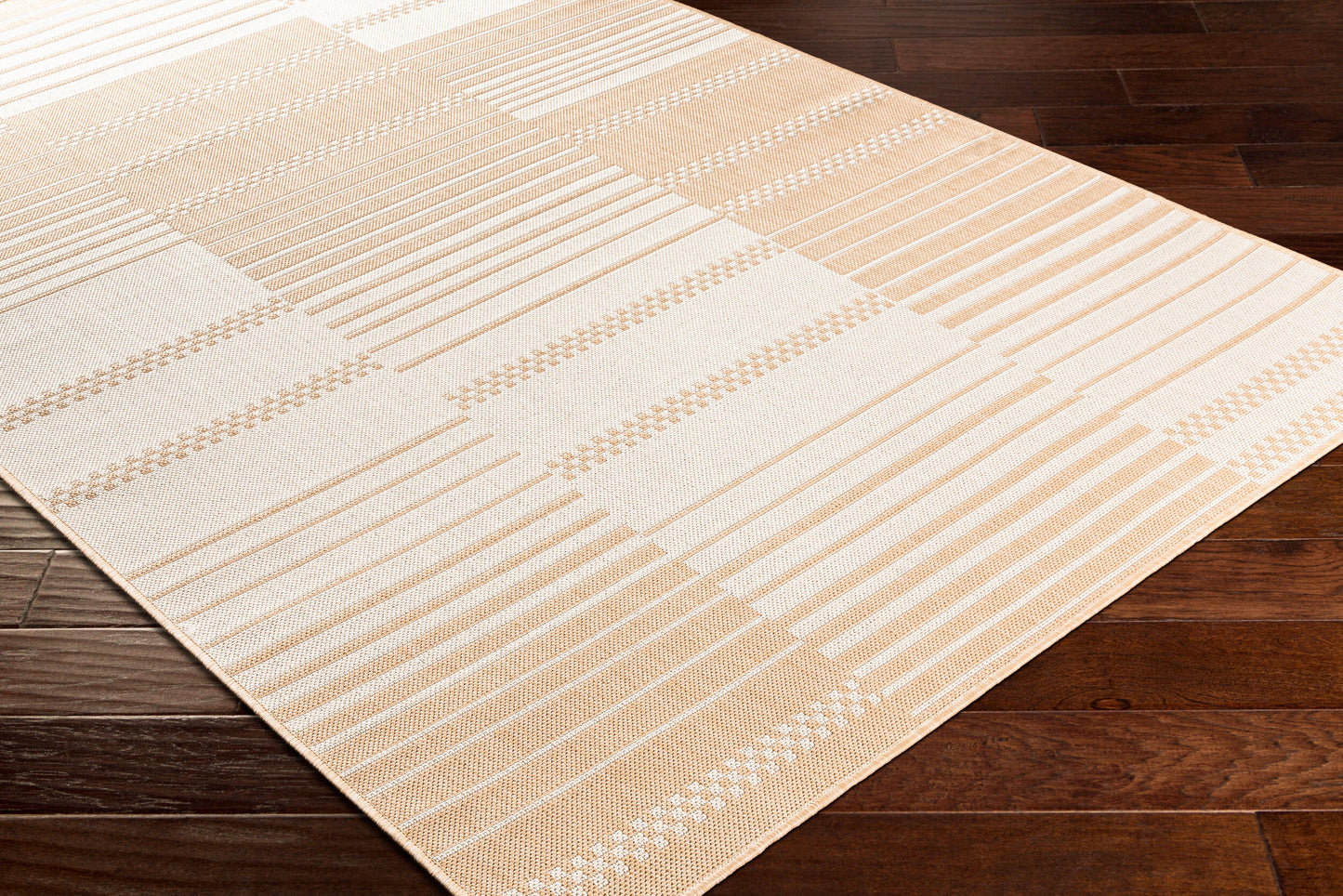 Alfombra Malibu MBU-2306 de 2,44 m x 3,05 m, tejida a máquina, para interior y exterior