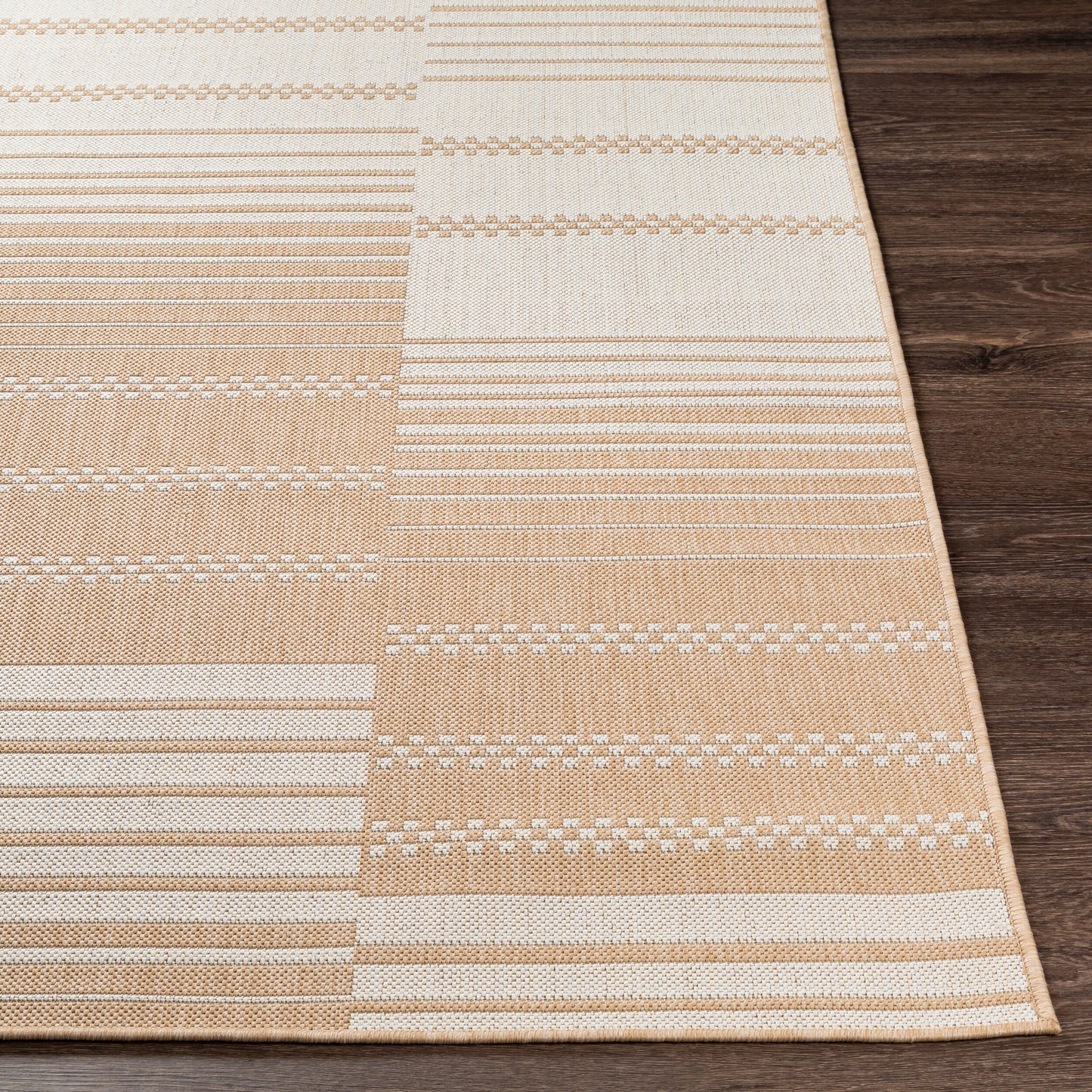 Alfombra Malibu MBU-2306 de 2,44 m x 3,05 m, tejida a máquina, para interior y exterior