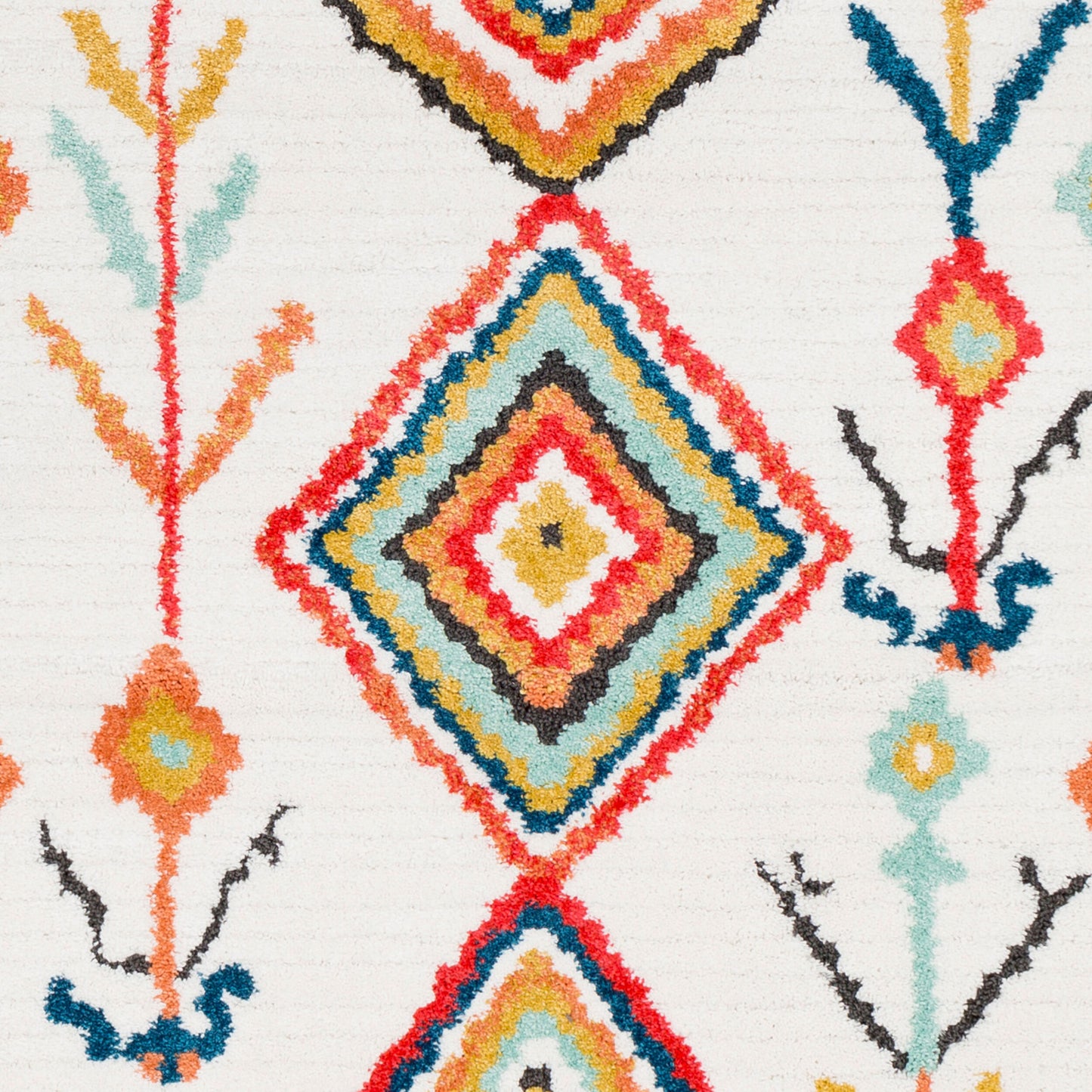 Moroccan Shag MCS-2301 7ft Runner Machine Woven Runner Rug